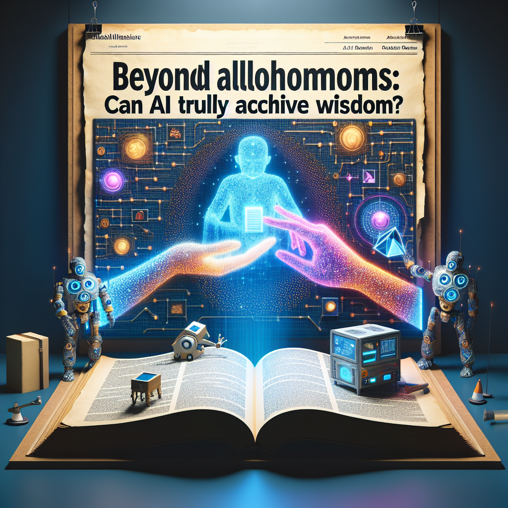 Beyond Algorithms: Can AI Truly Achieve Wisdom?